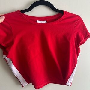 TNA Red Cropped T-Shirt